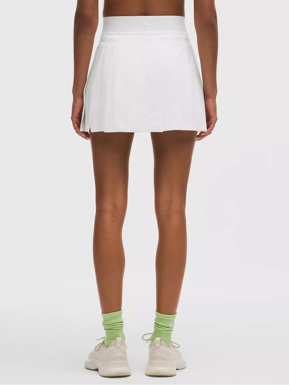 Lululemon Peek-A-Boo Pleat Tennis Skirt White NWT Medium - Picture 5 of 11